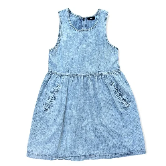 Urban Outfitters | Dresses | Bdg Striped Denim Sleeveless Babydoll Dress |  Poshmark